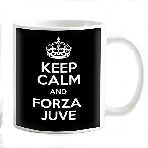 csm informatica Tazza Mug Gadget Compatibile per Tifosi bianconer personalizzabile foto/logo Bianconeri Keep finoallafine CSM07209002