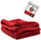 Nuke Guys Gamma Dryer L | Ultra saugstarkes Trockentuch 1400 GSM rot 40x60cm | Fusselfrei, abgerundete sanfte Fasern, kratzerfrei, groß | Premium Mikrofasertuch für Auto Motorrad Fahrrad