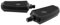VANEZ Pedal Set schwarz kompatibel für Hercules PR 5, Prima, Sachs Optima, Zündapp, Kreidler Mofa