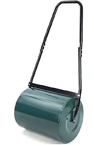 HAUTHE Rasenwalze Gartengraswalze Zum Abflachen von Ras Langkapazität Push Rolling Drum Tow-Dhind Rasenwalzen, Rasenwerkzeug Im Freien für Park, Hof, Ballfeld