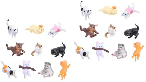 POPETPOP 20pezzi Decorative Kawaii Per Decorazione Casa e Giocattoli Per Mini Figure Per Auto e Lively