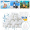 Jacsoii 1lbs Pool Filter Ball for Sand Filter Pump for Above Ground Pool,Reusable Eco-Friendly Filter Balls Replace Pool Filter Sand (Equals 30 lbs Pool Filter Sand)