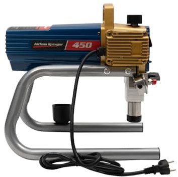 vinnyooc Système de Peinture par Pulvérisation, Pistolet à Peinture Électrique Débit de Pulvérisation 2.2L, Haute Pression Machine de Pulvérisation 3300PSI pour Meubles Volets Treillis Cadres de Porte