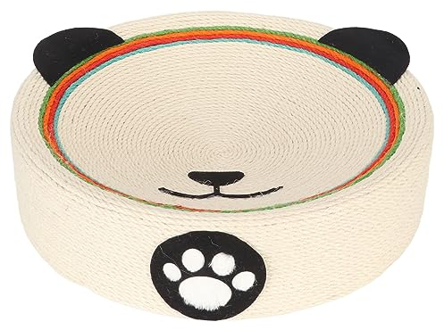 AONYAYBM Cama Rascadora Reutilizable para Gatos, Rascador Redondo de Sisal para Gatos, Tabla Rascadora para Gatos de Sisal Resistente Al Desgaste, Rascador Multifuncional para Gatos, Almohadilla para