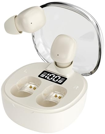 Mini unsichtbare Kopfhörer Bluetooth kabellos klein in Ear drahtlose schnurlose Ohrhörer Wireless Earbuds Headphones Ohrstöpsel für kleine Ohren Gehörgänge Bluetooth Earphones Headsets für Arbeit