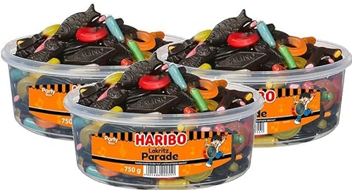 Haribo Lakritz Parade 3er Pack (3 x 750g)