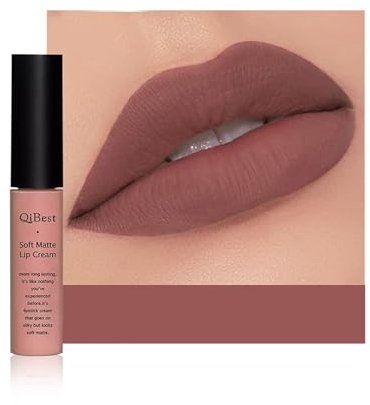 Anifer Velluto opaco rossetto liquido trucco lunga durata e usura impermeabile, non Stick Cup Lip Gloss, (Maple Leaf Red 610)