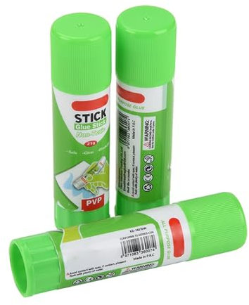 3 x 3D-Drucker-Kleber, fester Klebstoff für Heißbettdruck-Filament, ABS, PETG, TPU, leicht zu reinigen, PVP, ungiftige Klebstoffe, 3D-Drucker-Kleber