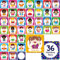 72 PCS Emotions Matching Game, 36 Pairs Feelings Memory Matching Cards Emotional Learning Activities Calm Down Corner Supplies for Baby Toddler Pre-K Preschool Kindergarten Autism ADHD