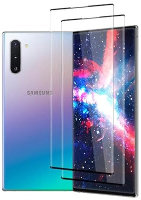 Rcokas für Schutzfolie für Panzerglas Samsung Note 10 Plus Displayschutz Galaxy Note 10 Plus Schutzglas Folie Schutz Glas, [9H][2 Stück][HD Displayschutzfolie]