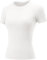 Rapbin Shirts Damen Sommer Sport Top Gym Oberteil Yoga Rundhals Leicht Atmungsaktiv Sportshirt Workout Running Funktionsshirt Sommer Fitness Laufshirt Weiß S