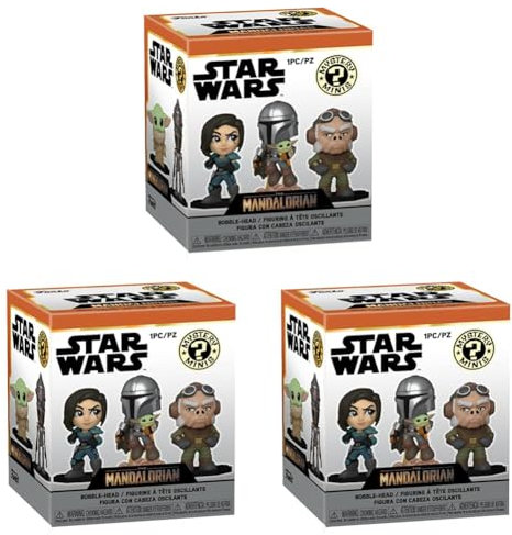 Funko Mystery Mini - Star Wars: The Mandalorian - 1 of 12 to Collect - Styles Vary- Vinyl-Sammelfigur - Geschenkidee - Offizielle Handelswaren - Spielzeug Für Kinder und Erwachsene - TV Fans