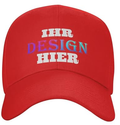 Tingwei personalisiert Cap personalisierte Basecap personalisierte Baseballkappe personalisiertes Cap mit Foto/Logo/Text gestalten Cap selbst gestalten mit Ihrem Logo,Unisex-Trucker-Kappe
