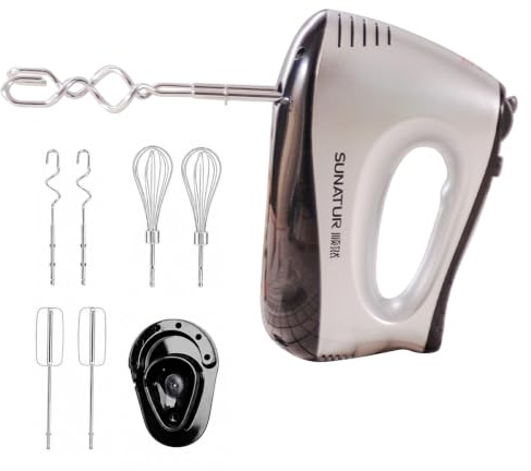 Electric Whisk Hand Mixer, 300W, 5 Speeds, for Baking