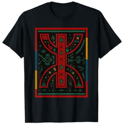 Amazigh Maroc Idée-cadeau Berbère Kabyle Marocain T-Shirt