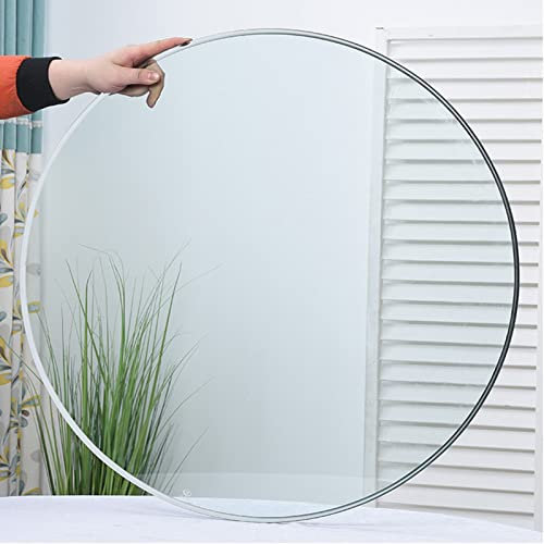 Plateau rond en verre trempé, 38-80 cm, 9 mm d'épaisseur, bords polis, remplacement pour tables rondes, idéal pour les tables à manger et les tables basses, décoration d'intérieur moderne