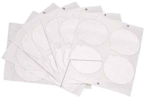 HEXHUASR Nachfüllkapsel Selbstklebende Aluminiumfolie Brüherdeckel Capsula Seals Aufkleber Kaffeemaschine for Kaffeekapseln(TypeA 45mm)