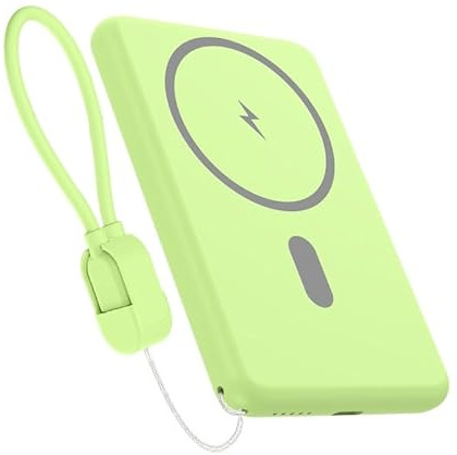 Batterie Portable magnétique 6800 mAh Fiation magnétique précise Charge Rapide bidirectionnelle Type-C Double Charge