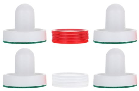 Veemoon 2 Sets Pousseurs de Hockey à Air en Plastique Accessoires pour Table de Hockey à Air