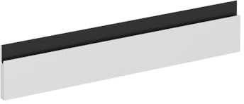 Vicco Küchenfront R-Line, Weiß, 59.6 x 11.2 cm Möbelfront für den Herdumbauschrank