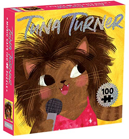 Galison 9780735367067 Tuna Turner Music Cats 100 Piece Puzzle