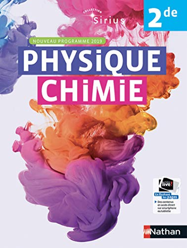 Physique-Chimie Sirius 2de - manuel élève (nouveau programme 2019)
