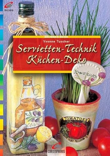 Brunnen-Reihe, Servietten-Technik Küchen-Deko