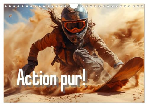 Action pur - atemberaubende Hobbys (Wandkalender 2026 DIN A4 quer), CALVENDO Monatskalender: Ein Wandkalender mit atemberaubenden Bildern von ... und Motocross-Fahren. (CALVENDO Spass)