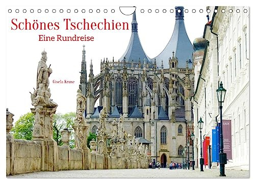 Schönes Tschechien - Eine Rundreise (Wandkalender 2026 DIN A4 quer), CALVENDO Monatskalender: Kleine und mittelgroße Städte in Böhmen und Mähren ... wunderschönen Kalenders (CALVENDO Orte)