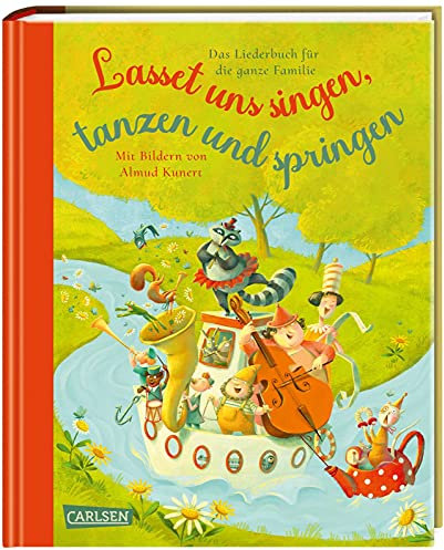 Lasset uns singen, tanzen und springen: Das Liederbuch für die ganze Familie | Über 200 Volks- und Kinderlieder und Spielideen