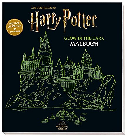 Aus den Filmen zu Harry Potter: Glow-in-the-Dark Malbuch: Motive leuchten im Dunkeln