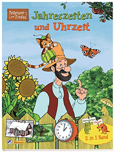 Pettersson & Findus: Jahreszeiten und Uhrzeit: 2 in 1 Band (Pettersson und Findus)