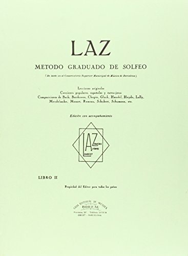 LAZ con acompañamiento - Libro II: Método graduado de Solfeo