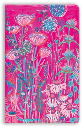 Premium Softcover Notizbuch: Lucy Innes Williams, Pinkfarbenes Gartenhaus: Unser hochwertiges, liniertes Blankbook mit flexiblem, künstlerisch gestaltetem Einband