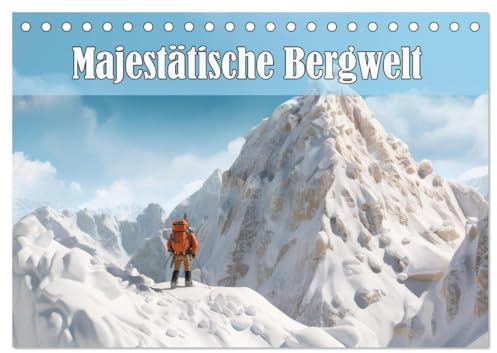 Imposante Bergwelt (Tischkalender 2026 DIN A5 quer), CALVENDO Monatskalender: Abenteuer Berge (CALVENDO Sport)