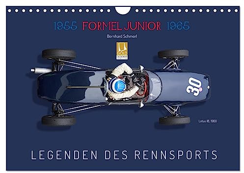 Legenden des Rennsports - Formel Junior 1955-1965 (Wandkalender 2026 DIN A4 quer), CALVENDO Monatskalender: Formel-Junior-Fahrzeuge der 50iger und 60iger Jahre (CALVENDO Mobilitaet)