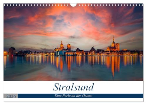 Stralsund, Eine Perle an der Ostsee (Wandkalender 2026 DIN A3 quer), CALVENDO Monatskalender: Faszinierende Bilder aus der Hansestadt Stralsund (CALVENDO Orte)