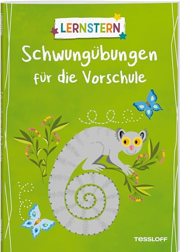 LERNSTERN. Schwungübungen für die Vorschule | Vorbereitung auf das Schreiben | Stifthaltung | Auge-Hand-Koordination | Für Kinder ab 5 Jahren: Spielerische Vorbereitung auf das Schreiben