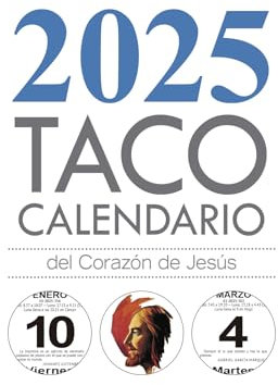 Taco Calendario Sagrado Corazón 2025 - peana sgdo. Corazón (TACOS)