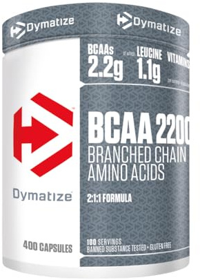 Dymatize BCAA 2200 Caps 12x400pcs - Supplement - Aminosäuren