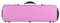 Geigenkoffer Fiberglass Safe Oblong 4/4 rosa M-Case + Musiktasche