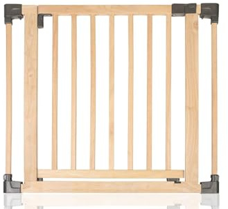 Safetots Barrière pour Escalier Plan Ouvert, Panneau de Porte, 80cm, Bois Naturel, 76cm de Haut, Panneau de Porte pour Barrière de Sécurité pour Escaliers Plan Ouvert