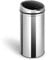 Fromm & Starck Sensor Kitchen Bin Automatic Trash Can Garbage Bin Inner Bin Stainless Steel Motion Sensor Round 50L STAR_BIN_03 (Stainless Steel, PP, Capacity Inner Bin 35L, Batteries 4xAA)