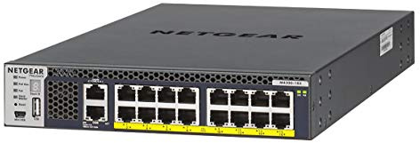 NETGEAR MANAGED SWITCH 16X10GBASE-T C APS600W PSU FOR POE