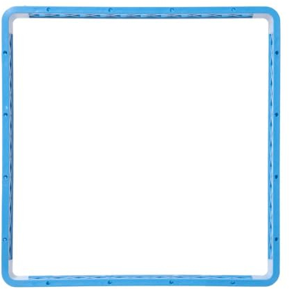 HENDI Spülkorb, Aufsatz für Geschirrspülkorbb, Spülmaschinenkorb, Gläserkorb, für Gläser und Tassen, 1 Abteil, Polypropylen, 500x500x(H)45mm, blau