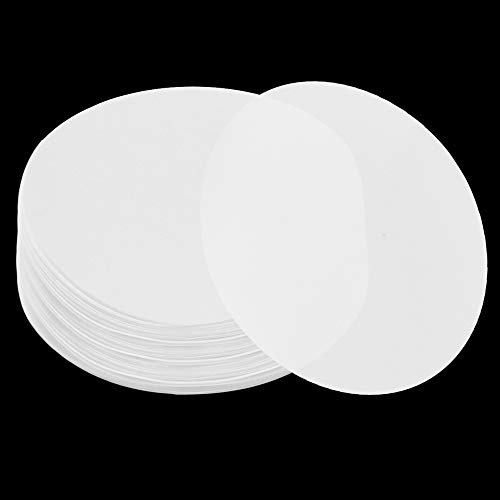 FAVENGO 100 Pezzi Carta da Filtro Cerchi di Carta da Filtrante Quantitativi Carta Filtro Laboratorio Filtro Carta di Velocità Media per Applicazioni di Laboratorio e Determinazione di Liquidi, 11cm