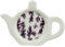 Ceylon Teabox Lavender Fields Teabag Rest for Home Or Kitchen Table Housewarming Gift Ceramic Tea Bag Coasters Teabag Tidy Teaspoon Rest Porcelain Teabag Rest Holder