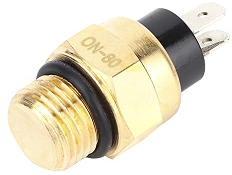 Interruptor de temperatura del ventilador Interruptores de temperatura del agua del radiador de la motocicleta Interruptor del sensor de temperatura del termostato del ventilador de enfriamiento del m