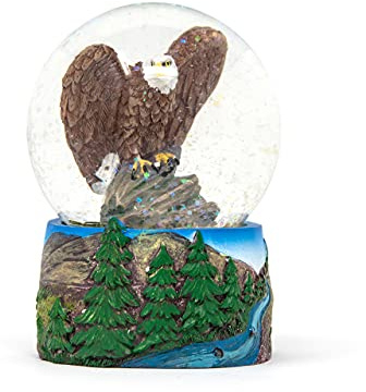 Schneekugel Poly - Adler