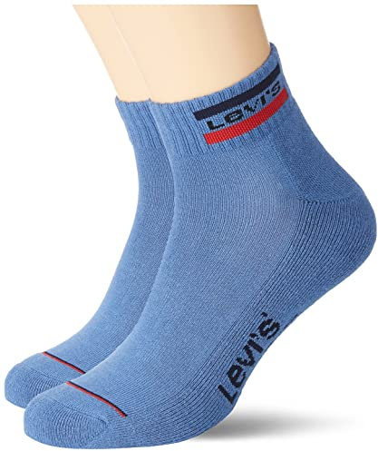 Levi's Unisex Sneaker Quarter, Blue Horizon, 35/38